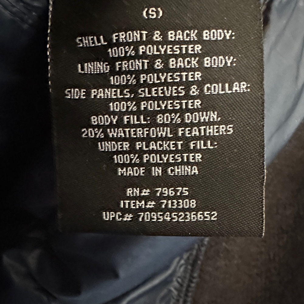London Fog Navy Blue‎ Puffer Jacket - Picture 7 of 7